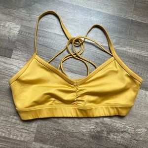 Alo gold sports bra medium